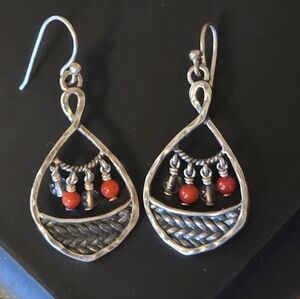 Silpada Sterling Silver & Stone Earrings